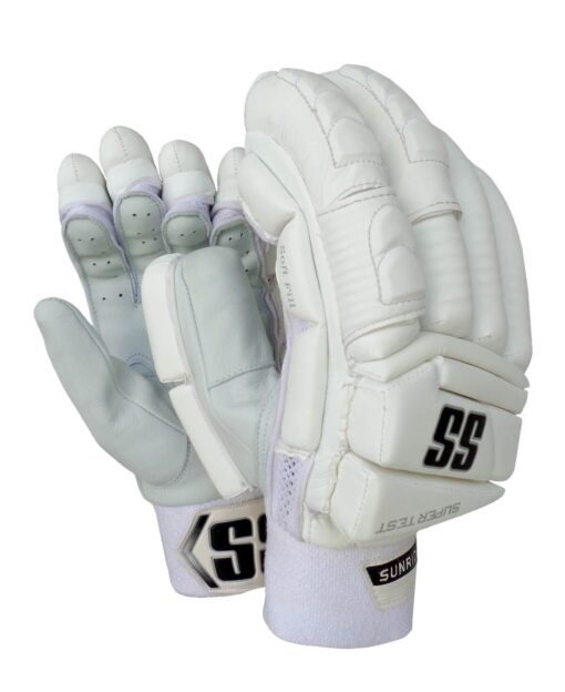 SS White Super Test Batting Gloves