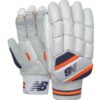 new balance dc1280 blue orange cricket batting gloves mens size