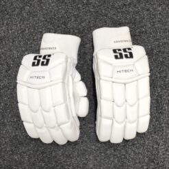 SS Hitech White Batting Gloves