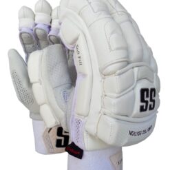 SS Limited Edition White Cricket Batting Gloves