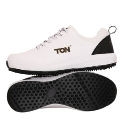 TON White Edition Rubber Cricket Shoes