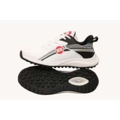 SS Ultimate Rubber Cricket Shoes - Black & Red, UK 8